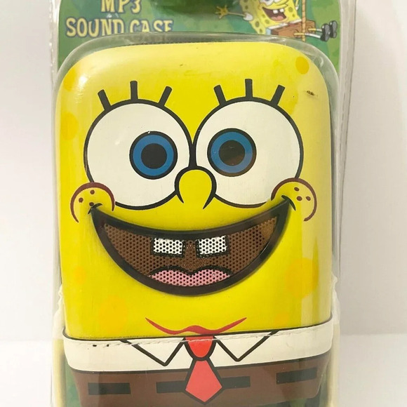2005 Spongebob Squarepants MP3 Sound Case Built In Speakers - Picture 2 of 16